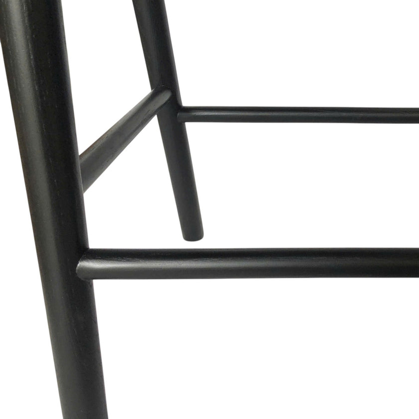 CBS10568-NX 65cm Bar Stool - Full Black