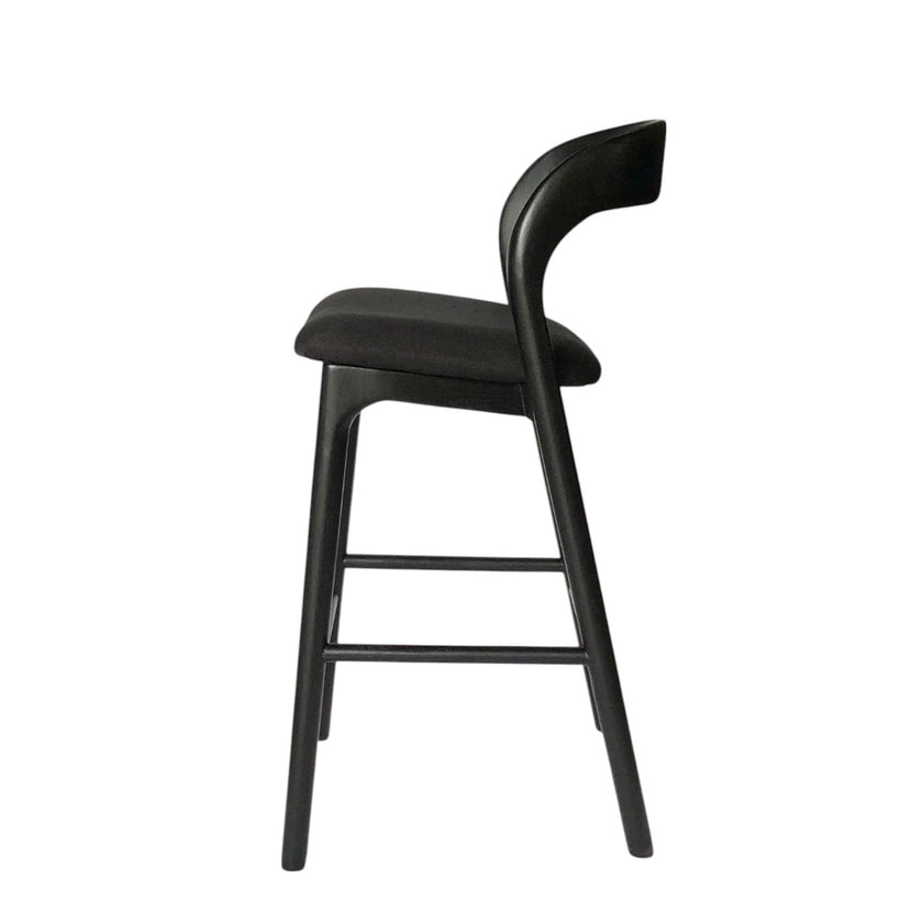 CBS10568-NX 65cm Bar Stool - Full Black