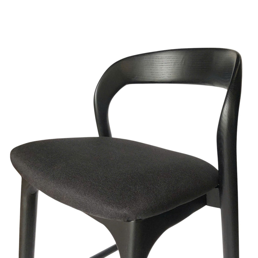 CBS10568-NX 65cm Bar Stool - Full Black