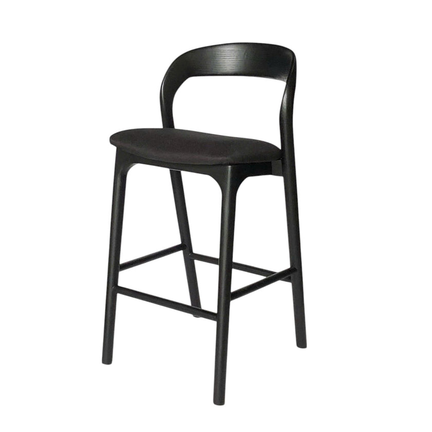 CBS10568-NX 65cm Bar Stool - Full Black