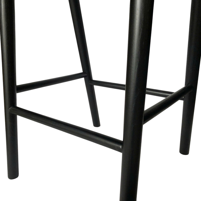 CBS10568-NX 65cm Bar Stool - Full Black