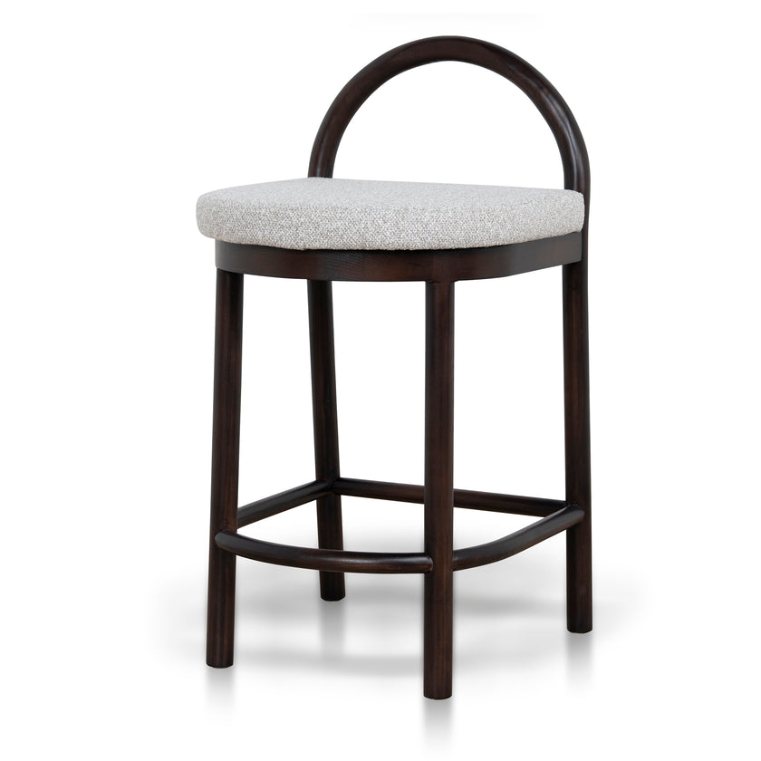 CBS12108-LJ 66cm Brown Bar Stool - Clay Grey