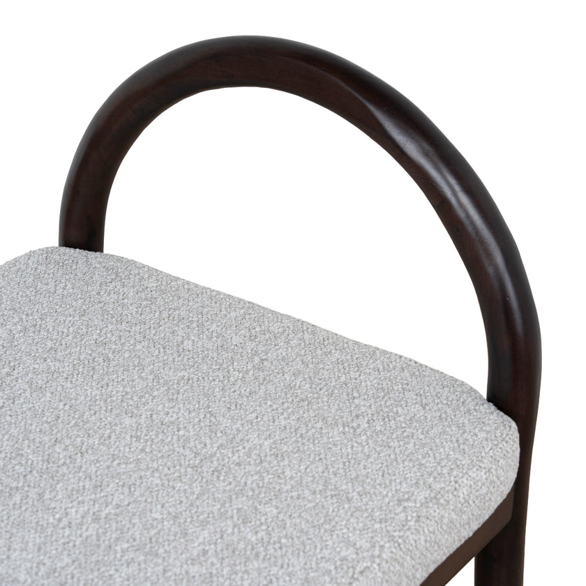 CBS12108-LJ 66cm Brown Bar Stool - Clay Grey