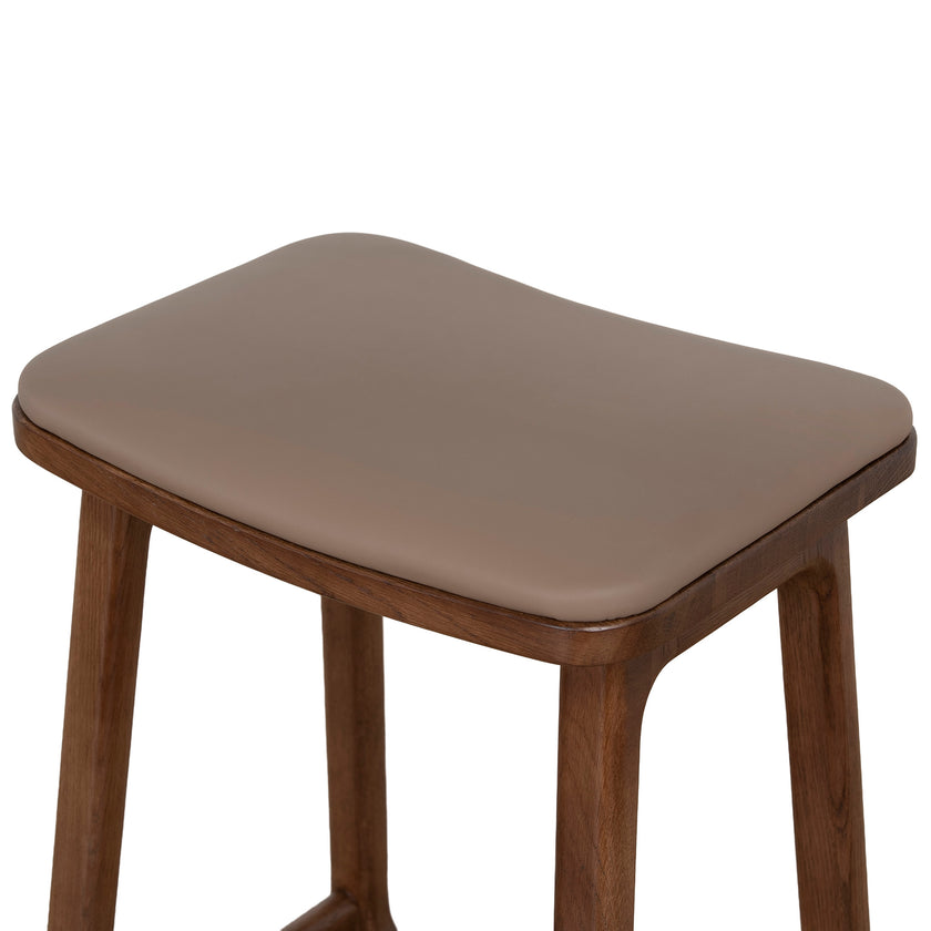 CBS12259-OW 67cm Walnut Bar Stool - Mocha Brown