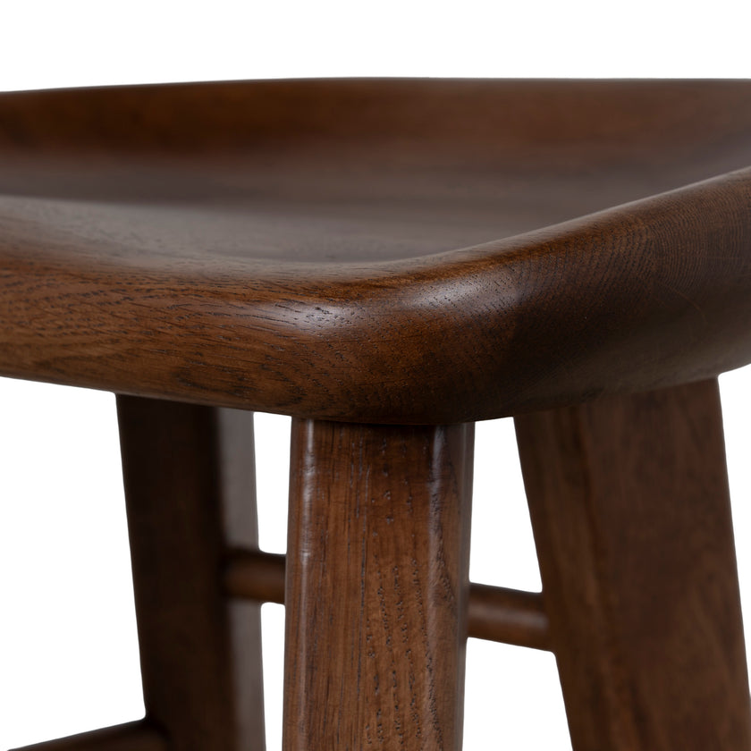 CBS12674-OW 67.5cm Bar Stool - Walnut Stain