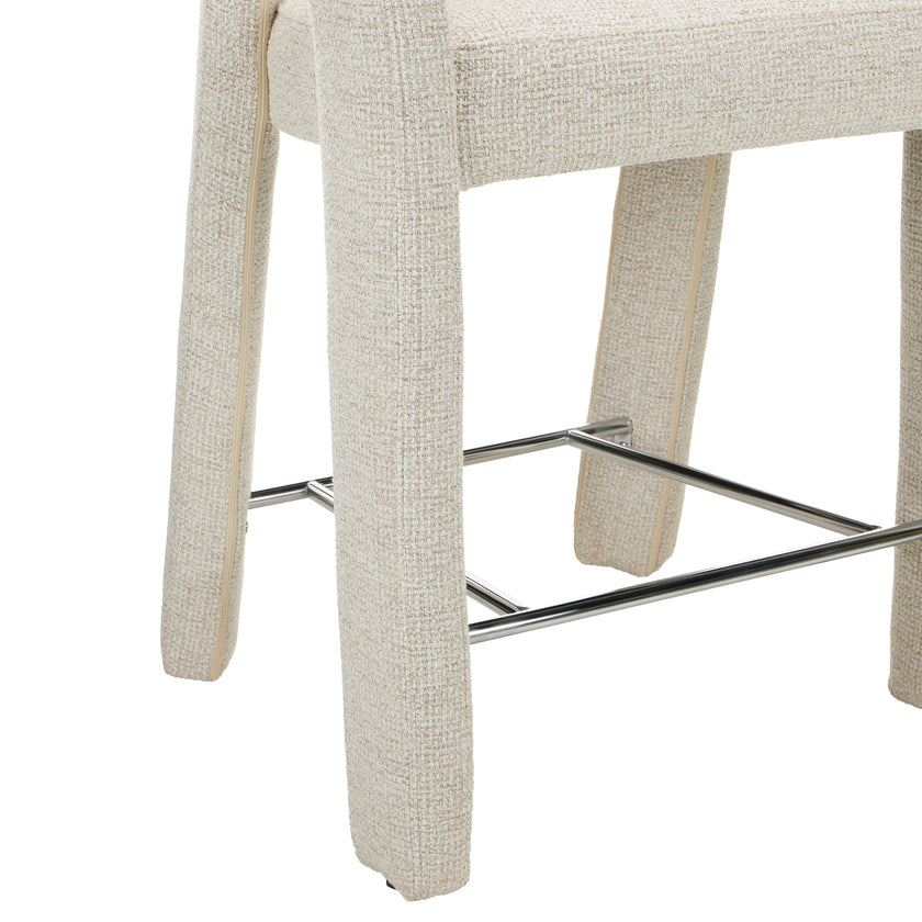 CBS12687-MR 66cm Fabric Bar Stool - Verona Ivory (Set of 2)
