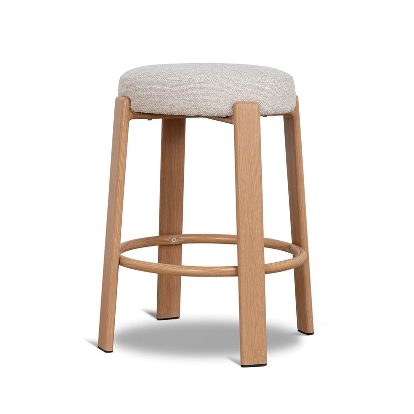 CBS12763-CI Natural Barstool - Cobble Beige