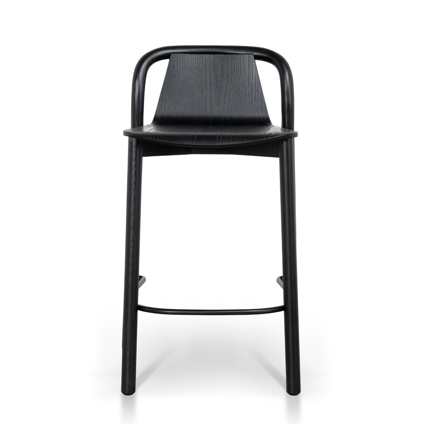CBS12772-SD 65cm Barstool - Full Black (Set of 2)