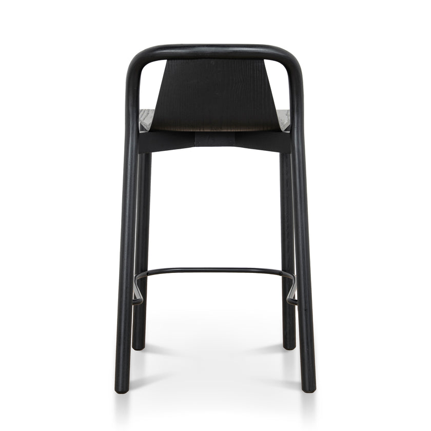CBS12772-SD 65cm Barstool - Full Black (Set of 2)