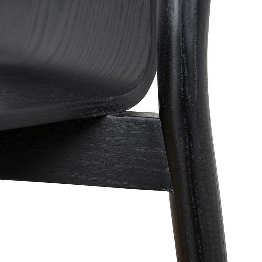 CBS12772-SD 65cm Barstool - Full Black (Set of 2)