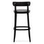 CBS8190-SD 65cm Fabric Bar Stool - Black with Pepper Grey Seat (Set Of 2)
