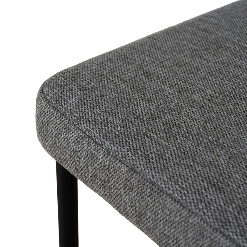 CBS8169-FH 65cm Fabric Bar Stool - Spec Smoke Grey (Set of 2)