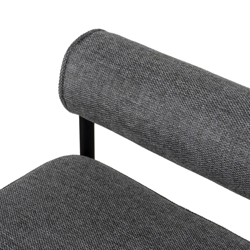 CBS8169-FH 65cm Fabric Bar Stool - Spec Smoke Grey (Set of 2)