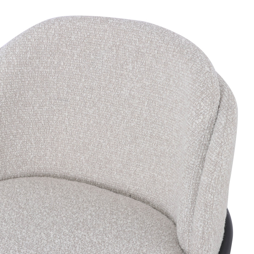 Ex Display - CBS8905-ST 65cm Bar Stool - Pearl Grey Boucle