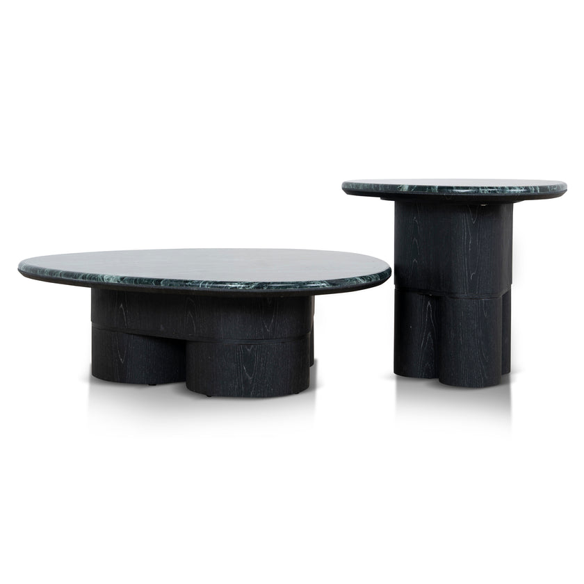 Ex Display - CCF10615-MK Nested Marble Table - Black