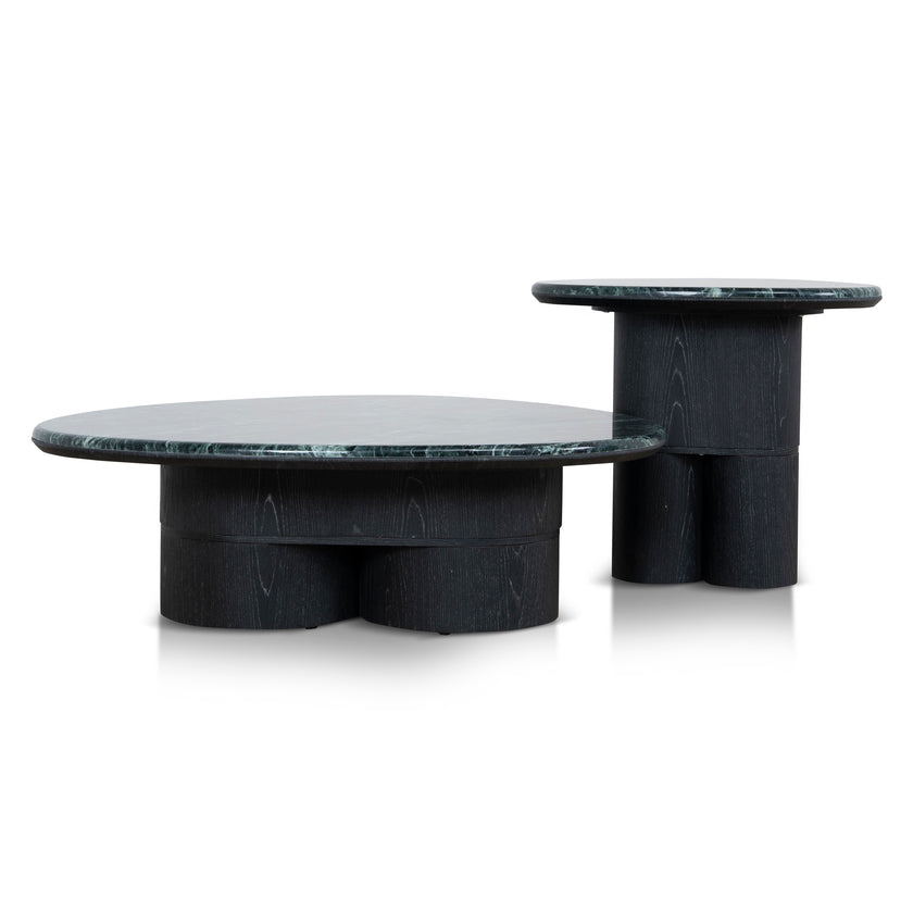 Ex Display - CCF10615-MK Nested Marble Table - Black