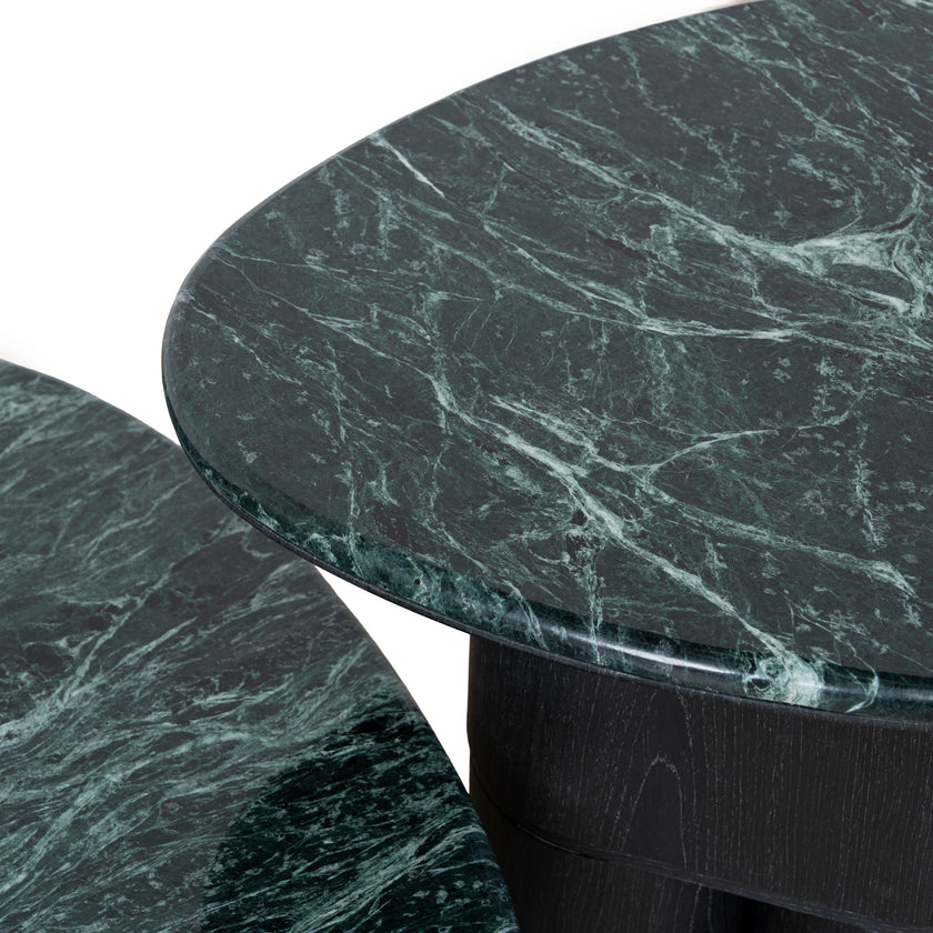 Ex Display - CCF10615-MK Nested Marble Table - Black