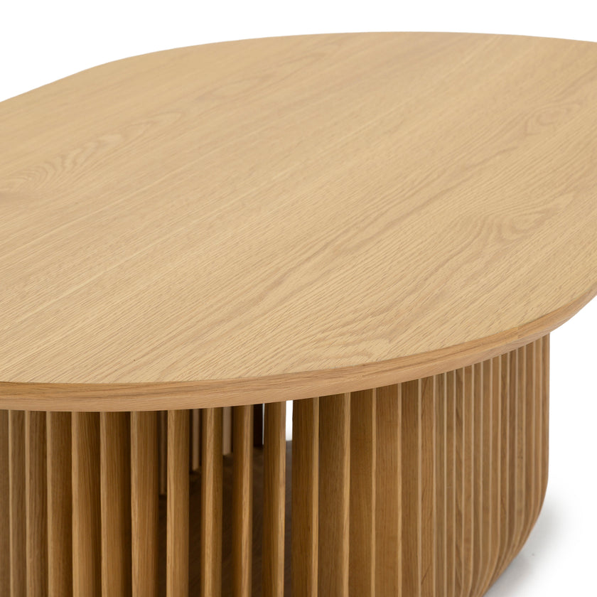 CCF10676-CU 1.3m Oval Coffee Table - Natural