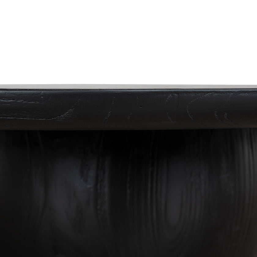 CCF10899-NI 1.3m Elm Coffee Table - Full Black