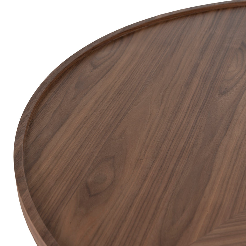 CCF10939-CN 1.1m Wooden Round Coffee Table - Walnut