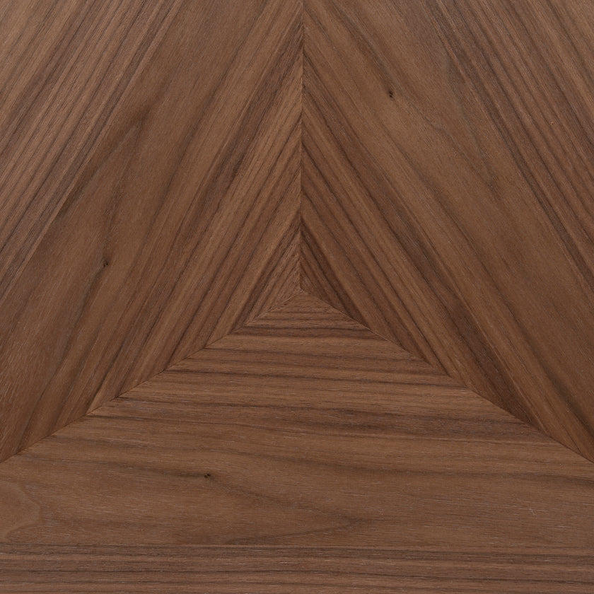 CCF10939-CN 1.1m Wooden Round Coffee Table - Walnut