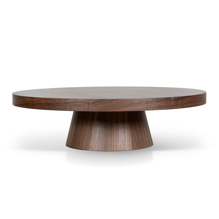 CCF10941-CN 1.1m Round Coffee Table - Walnut