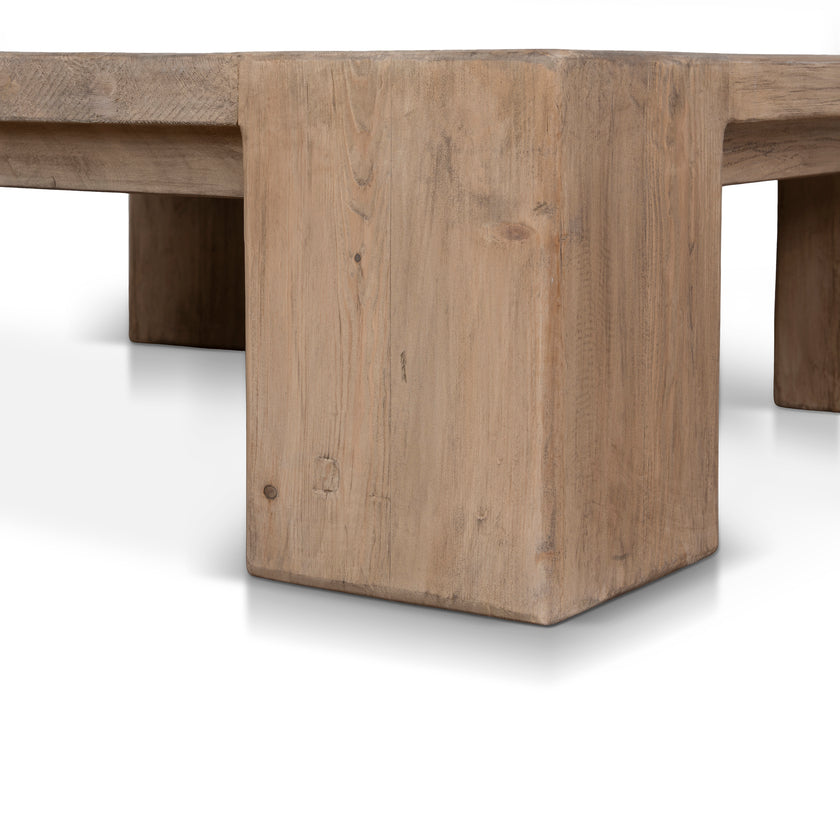CCF12106-NA 1.1m Elm Square Coffee Table - Natural