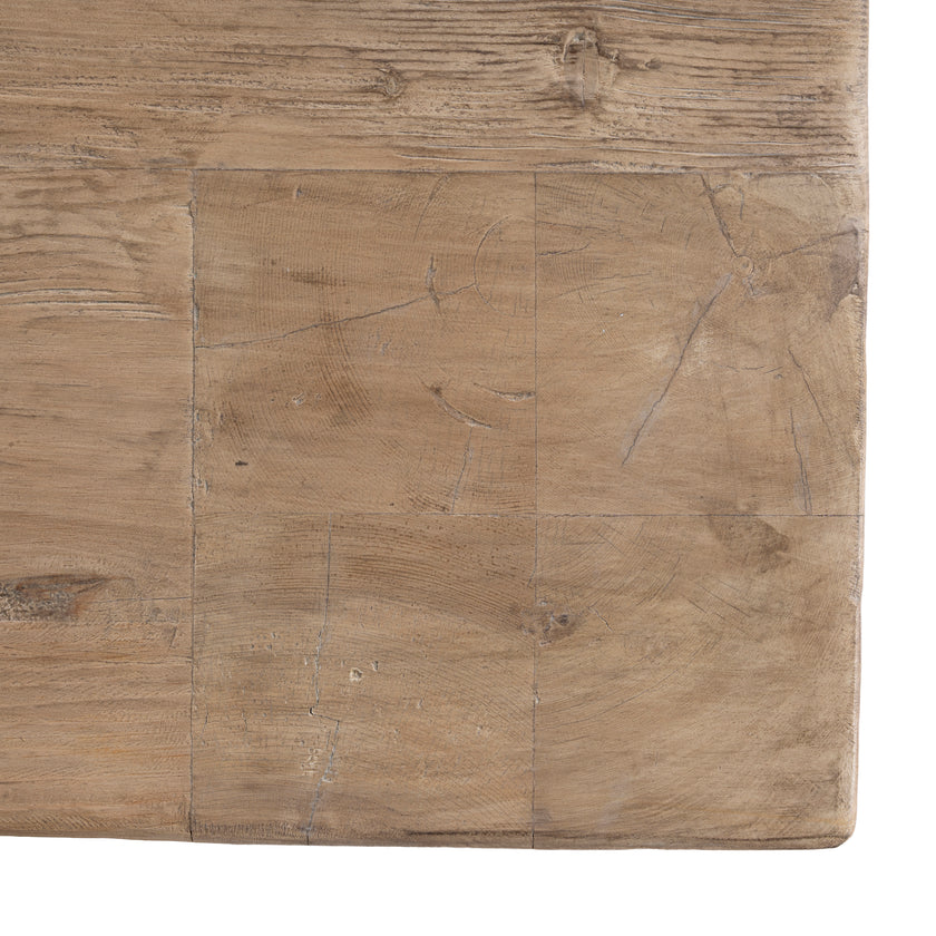 CCF12106-NA 1.1m Elm Square Coffee Table - Natural