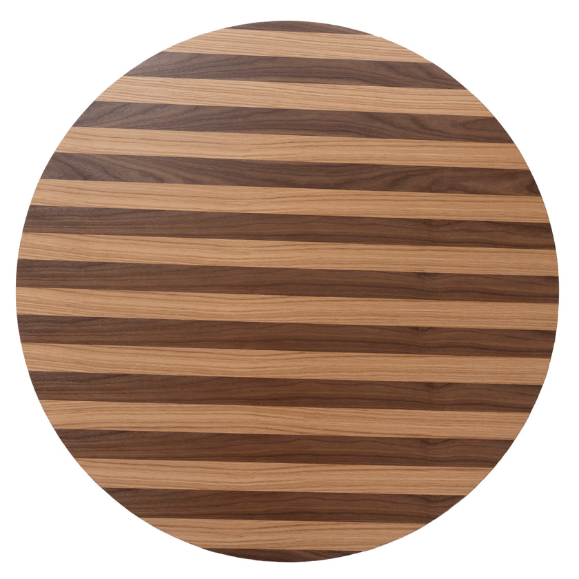 CCF12116-CN 1m Round Coffee Table - Two Tone Natural