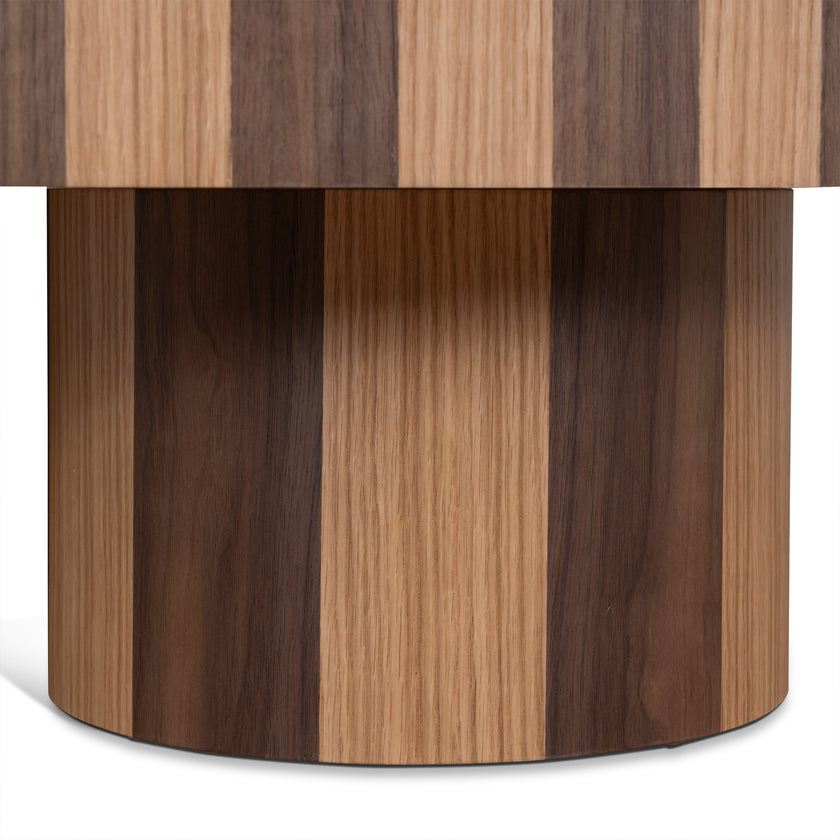 CCF12116-CN 1m Round Coffee Table - Two Tone Natural