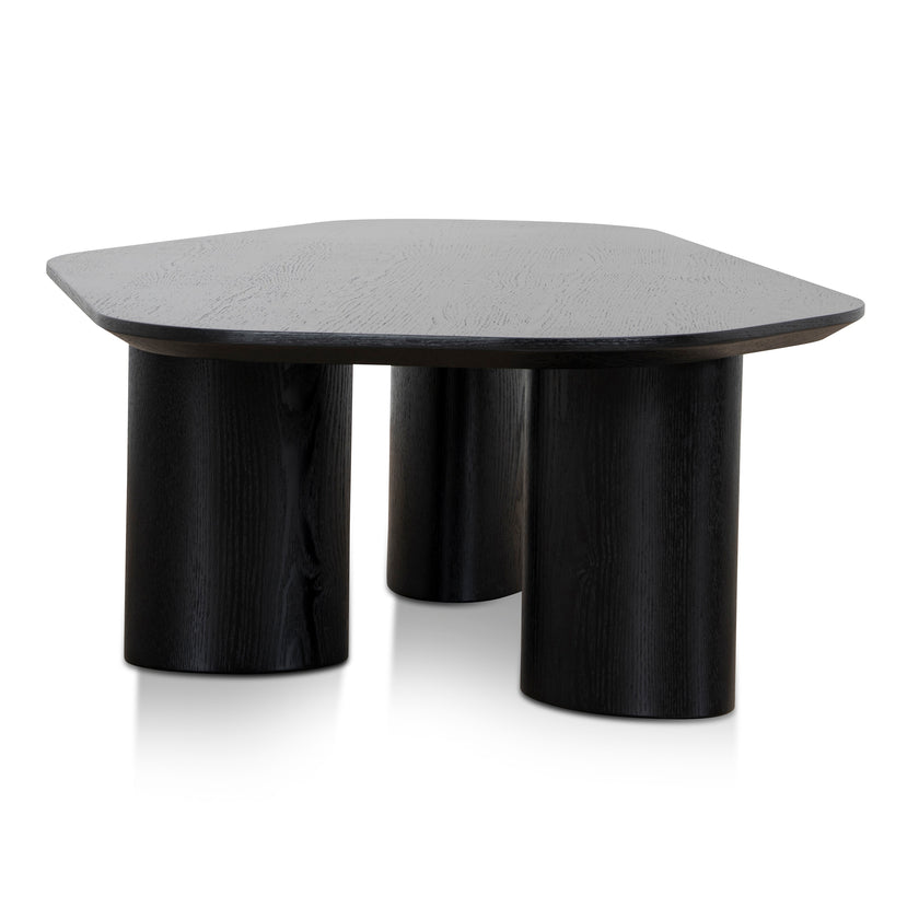 CCF12126-CI 1.09m Freeform Coffee Table - Full Black