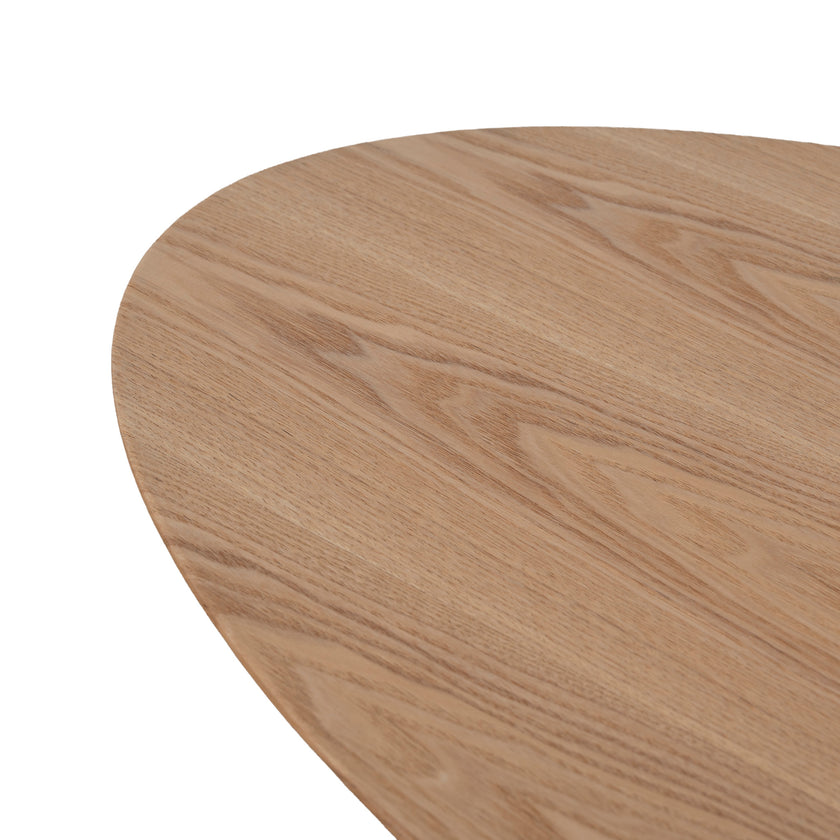CCF12394-SD 117.5cm Coffee Table - Natural Ash Veneer - Black Legs