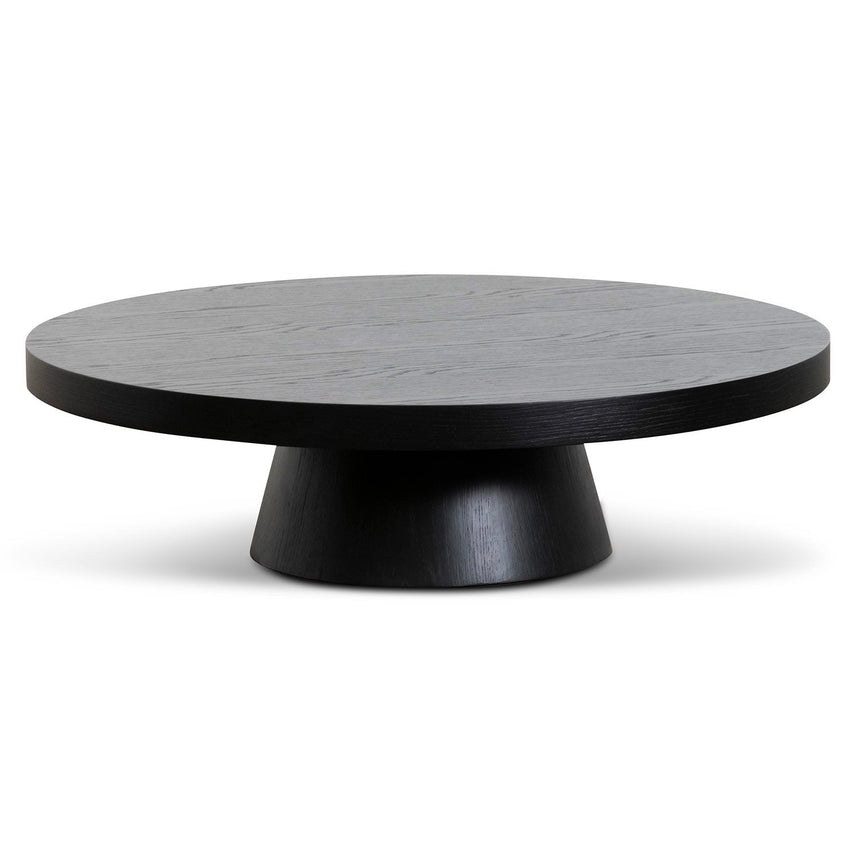 Ex Display - CCF6604-CN 1.1m Round Coffee Table - Black Oak
