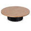 Ex Display - CCF6875-AW Round Messmate Coffee Table - Black Base
