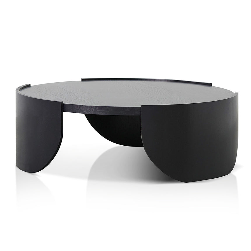 CCF8310-CN 1.1m Round Coffee Table - Black
