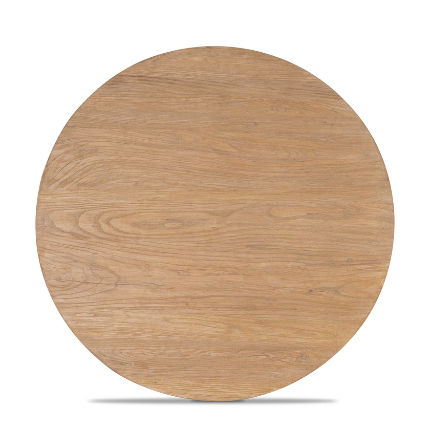CCF8657-NA 100cm Elm Round Coffee Table - Natural
