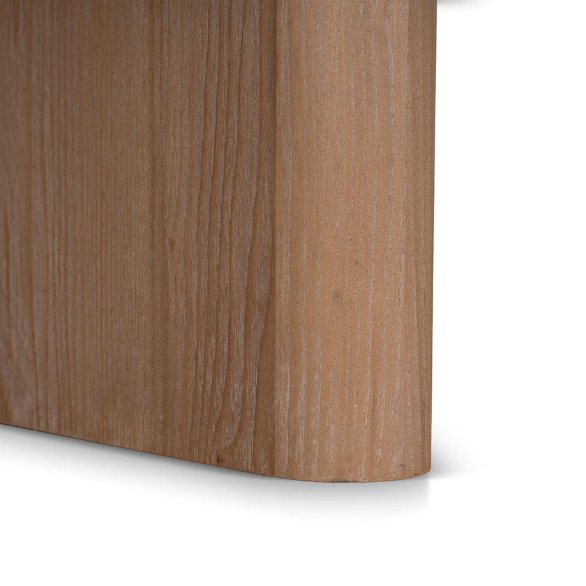 CCF8666-NI Travertine Marble 100cm Round Coffee Table - White Wash