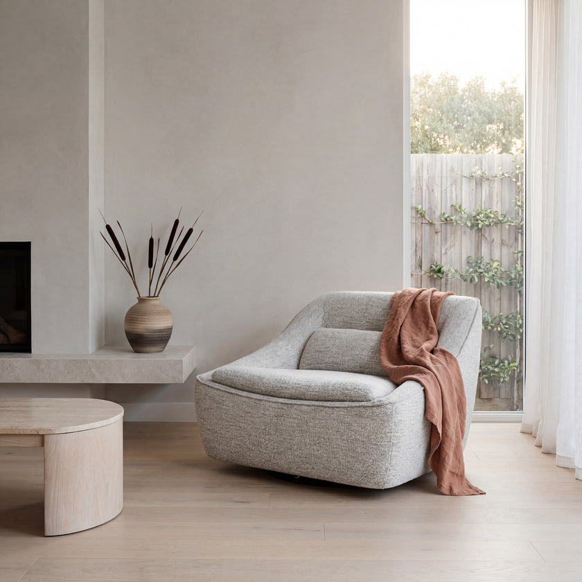 CLC10475-KSO Lounge Chair - Fog Grey