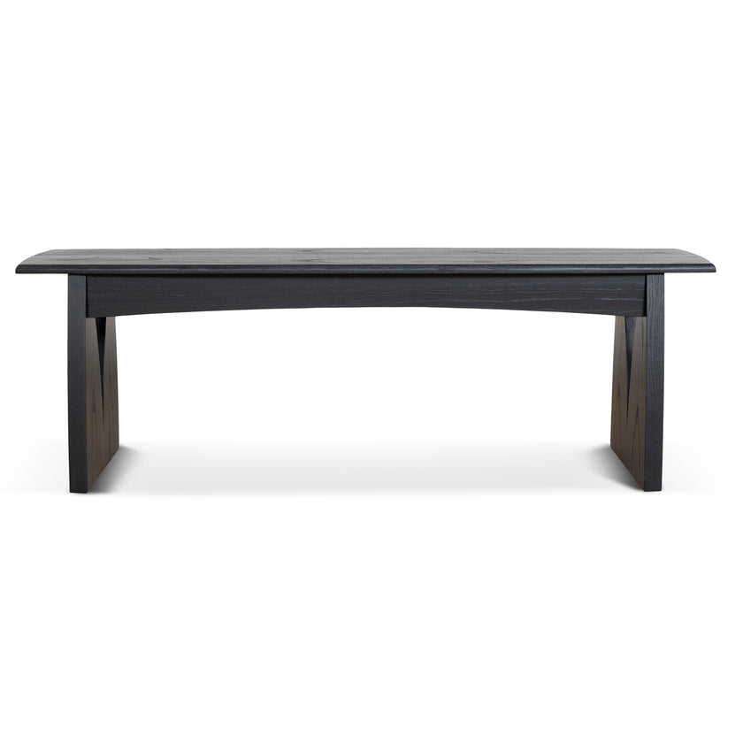 CDB10259-NI 1.4m Elm Dining Bench - Full Black