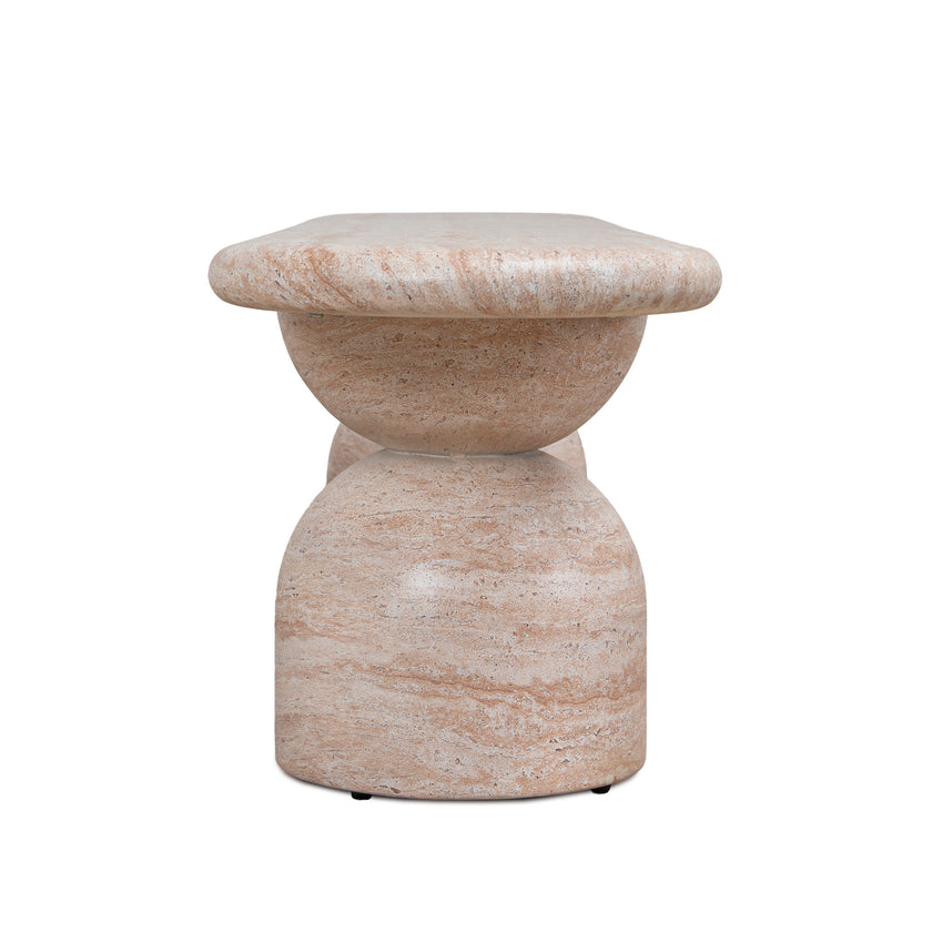 CDB12288-CO 2m Indoor Bench - Light Travertine Look