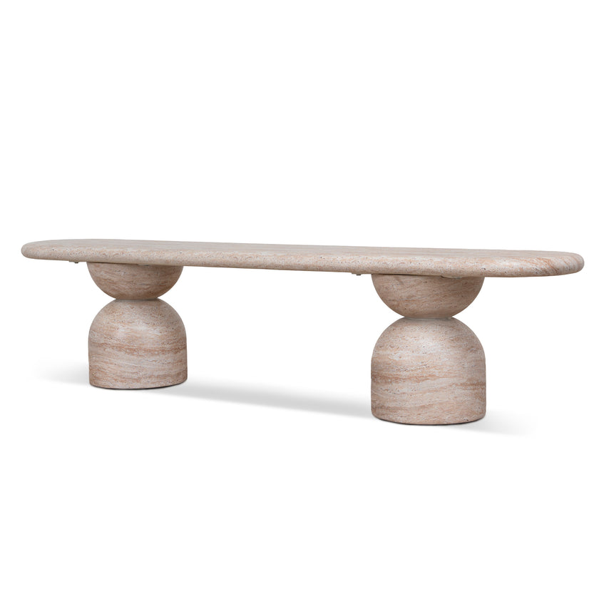 CDB12288-CO 2m Indoor Bench - Light Travertine Look