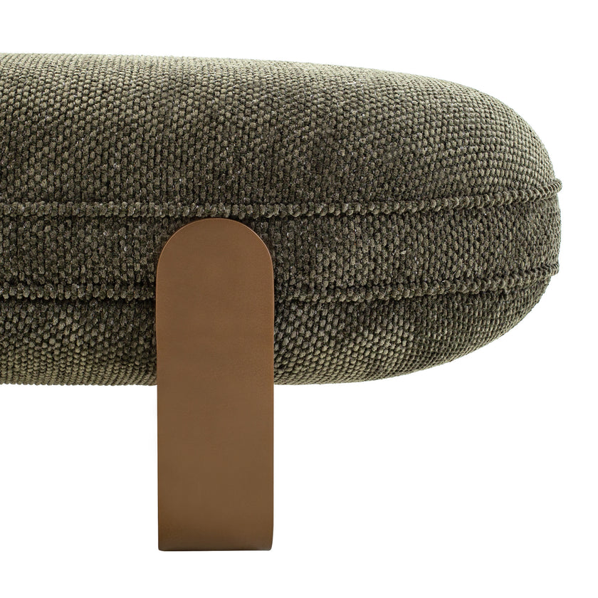 CDB12561-IG 1.5m Long Bench - Woven Green