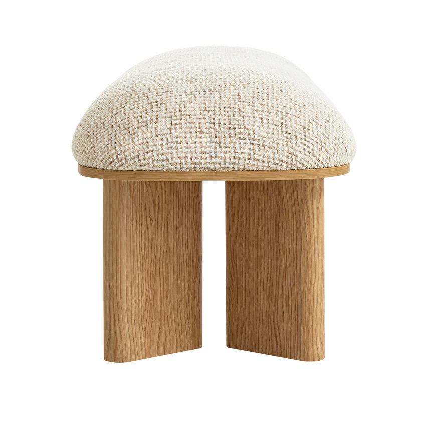 CDB12566-IG 1.5m Natural Bench - Honeycomb White