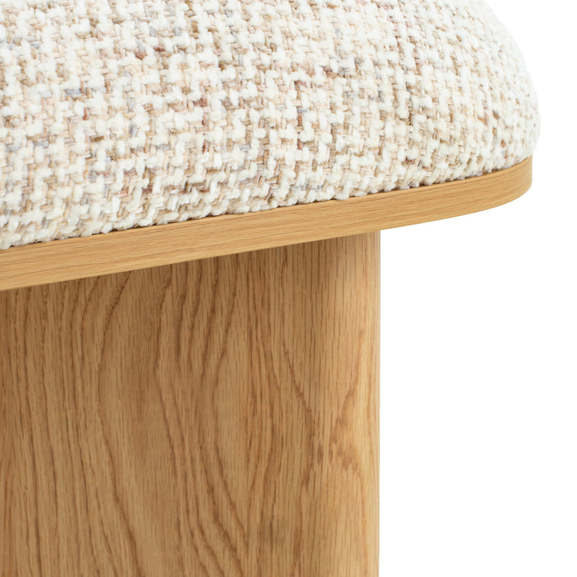 CDB12566-IG 1.5m Natural Bench - Honeycomb White