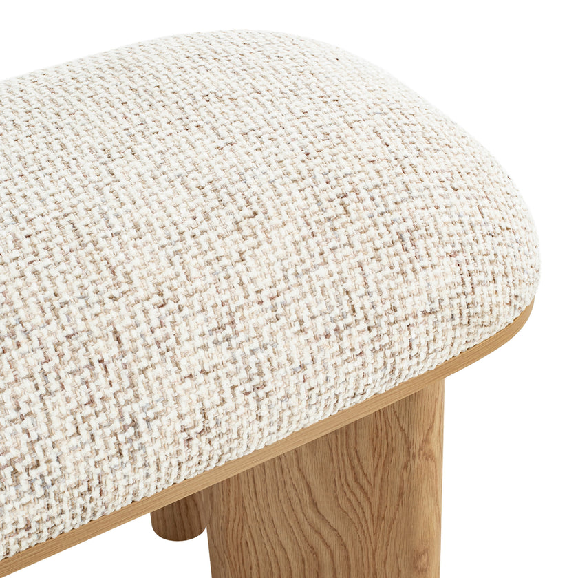 CDB12566-IG 1.5m Natural Bench - Honeycomb White