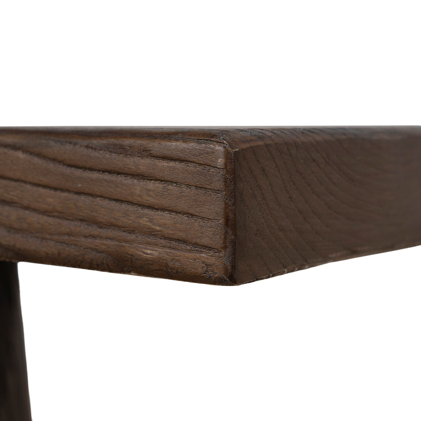 CDB12678-NA 2.5m Elm Bench - Dark Brown