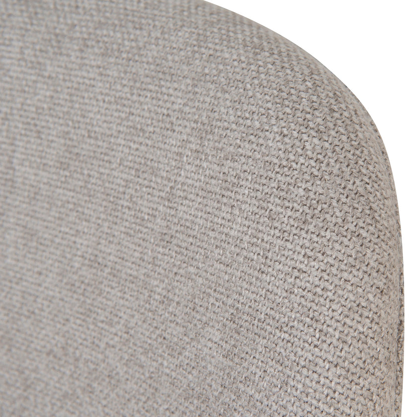 Set of 2 - CDC10055-SDx2 Natural Dining Armchair - Grey Seat Dining Chair Swady-Core