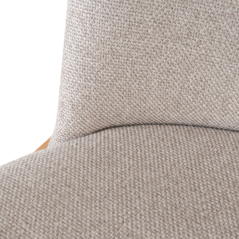 Set of 2 - CDC10055-SDx2 Natural Dining Armchair - Grey Seat Dining Chair Swady-Core