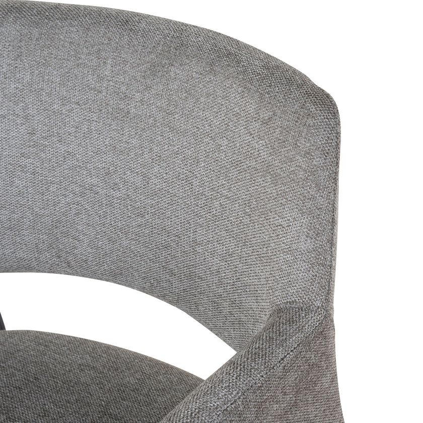 CDC10060-DW Fabric Dining Chair - Spec Smoke Grey (Set of 2)