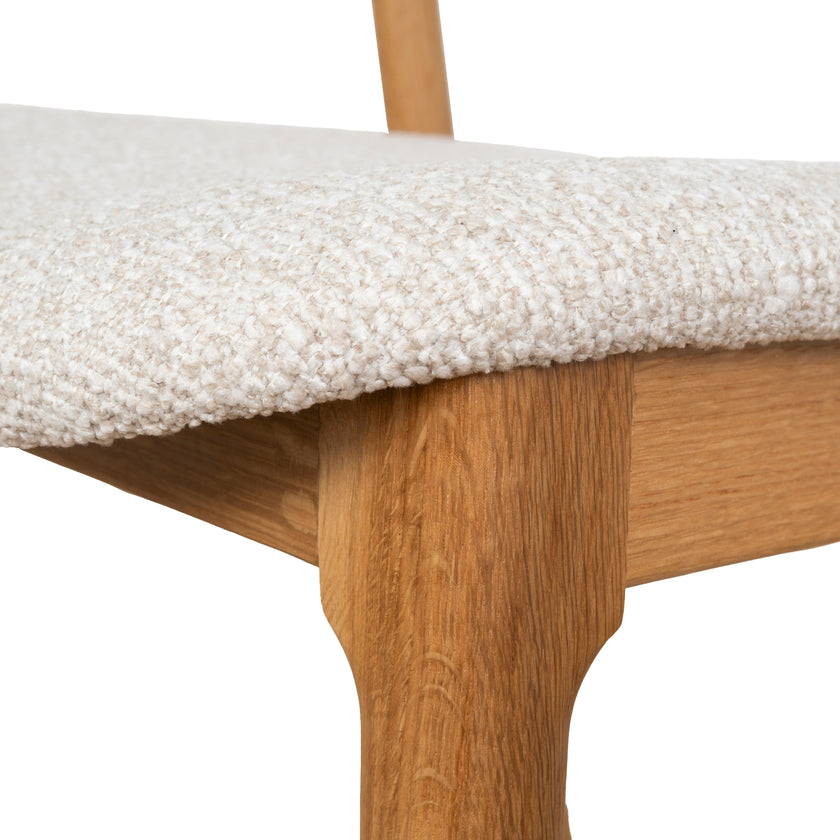 Ex Display - CDC10182-SD Natural Dining Chair - Beige
